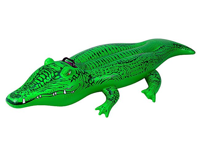 Надувной крокодил с держателем 168 х 86 см., от 3 лет  